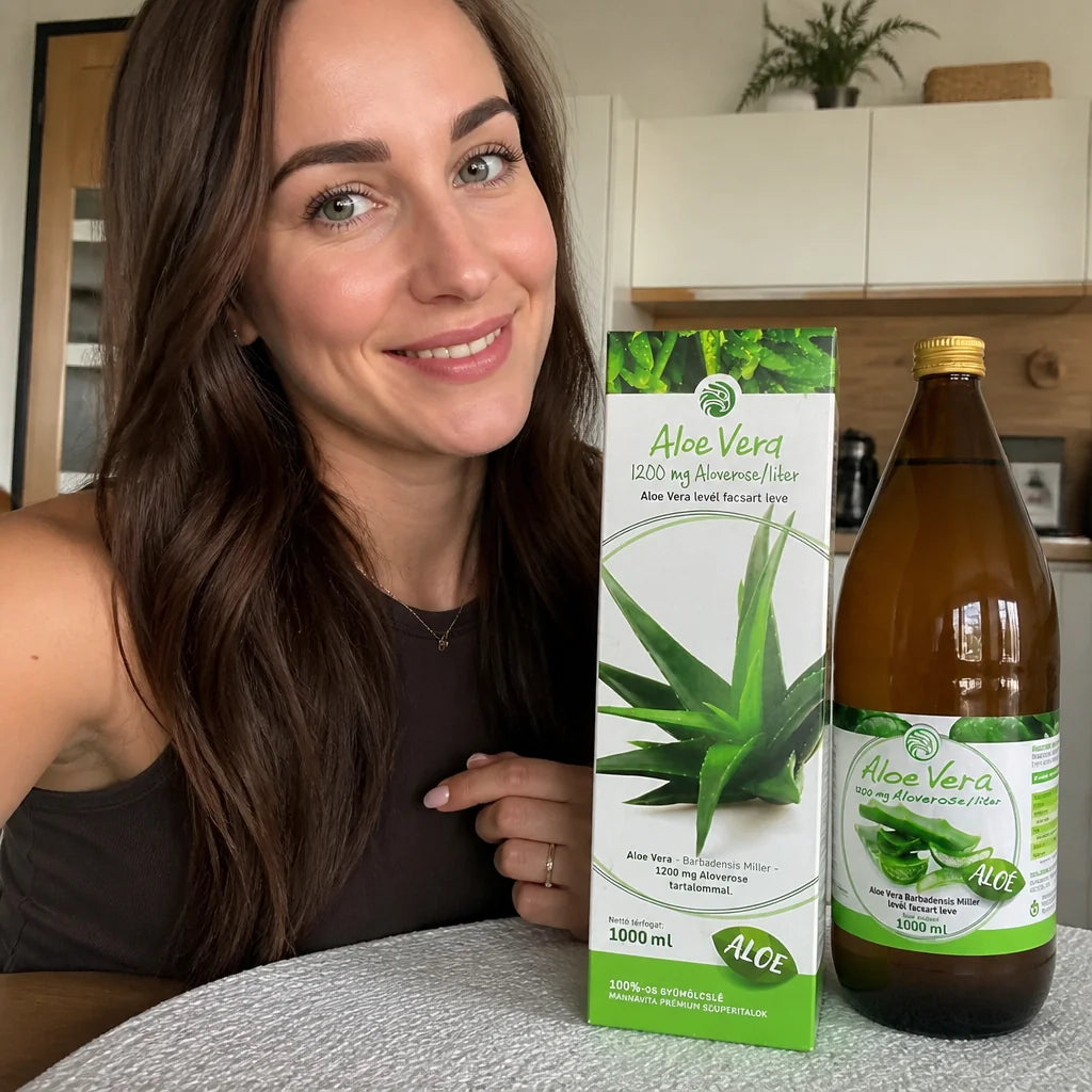 Mannavita Aloe vera 100% presset ren juice • 1000 ml
