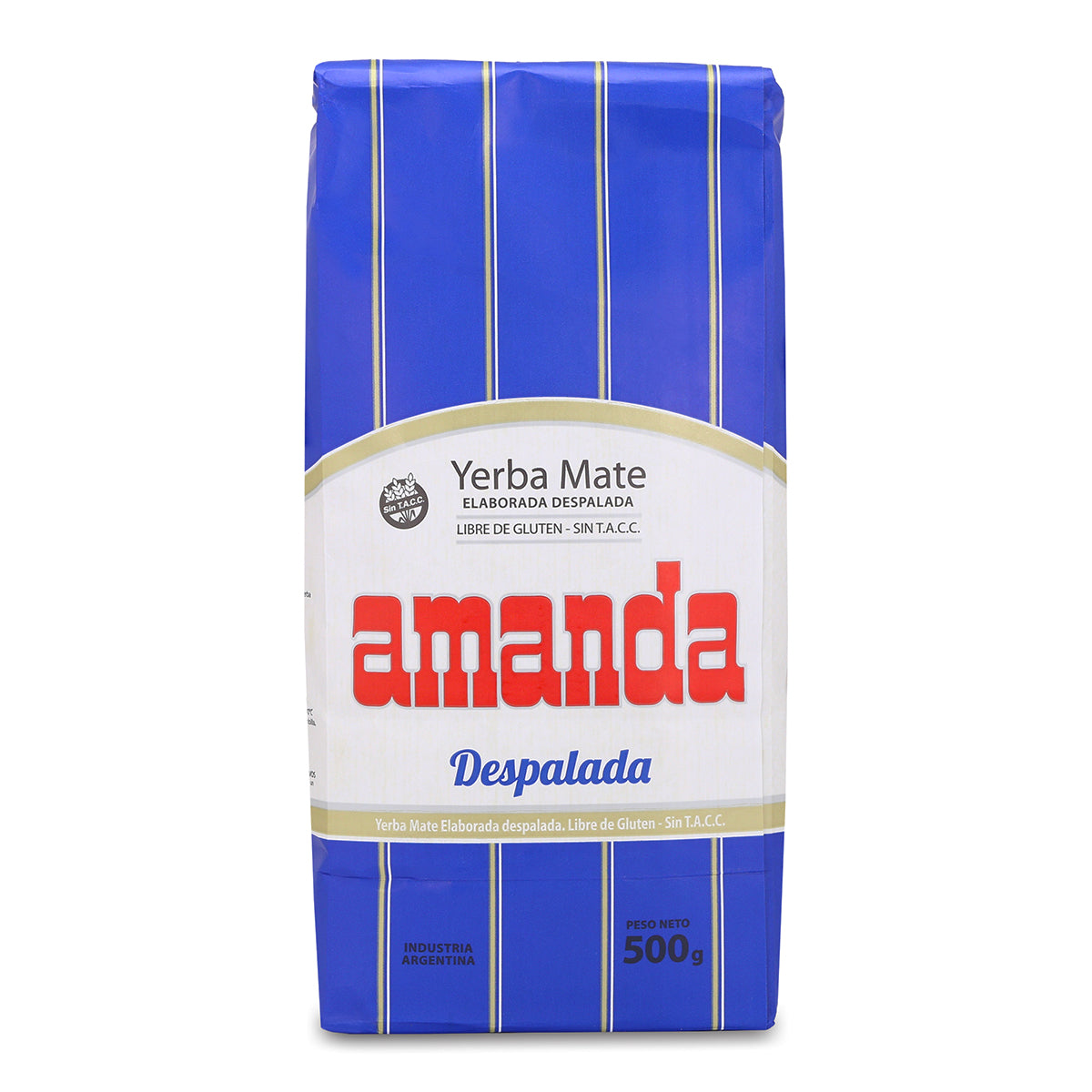 Amanda yerba mate-te • Uden stilke - Sin palo • 500 g