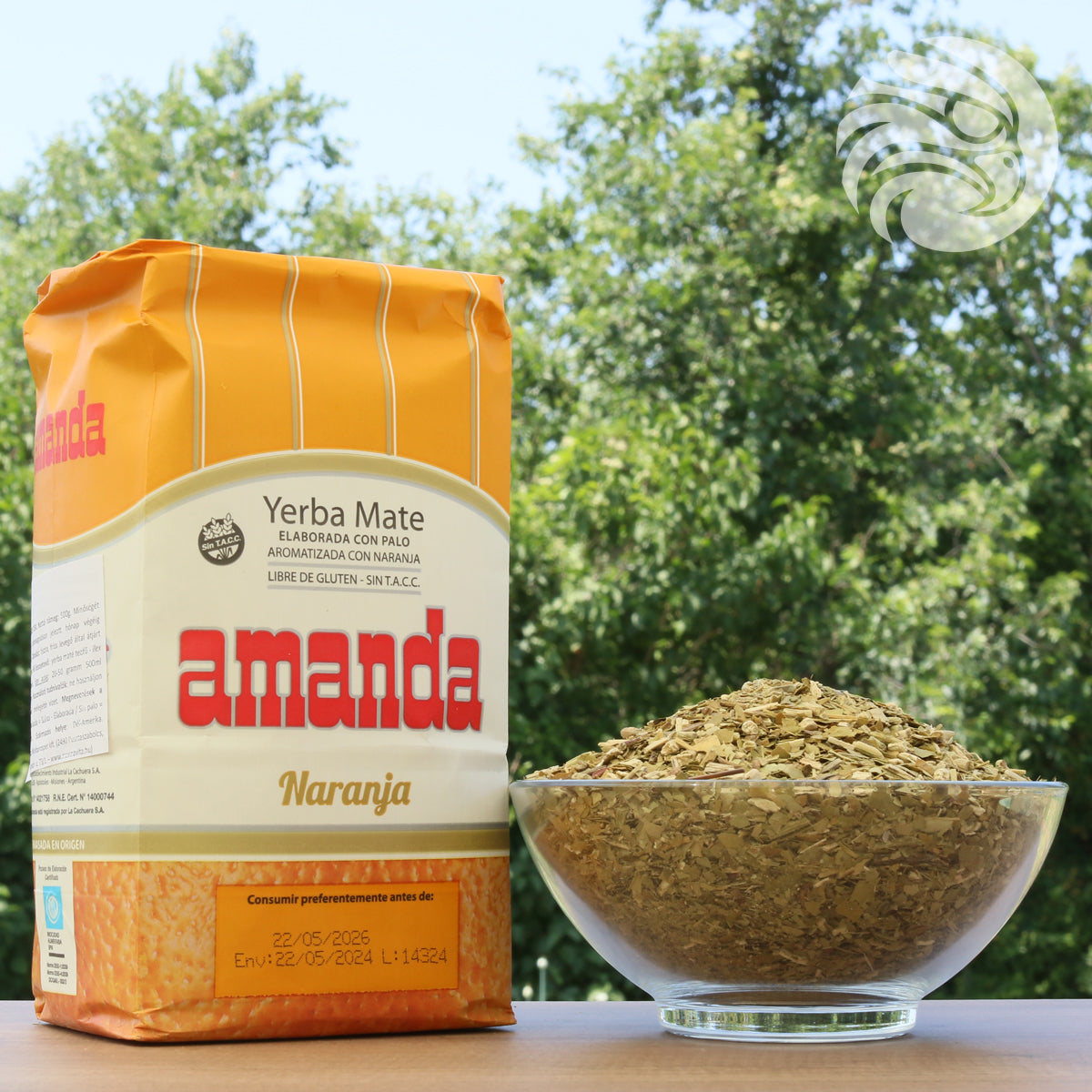 Amanda yerba mate-te • APPELSIN • 500 g