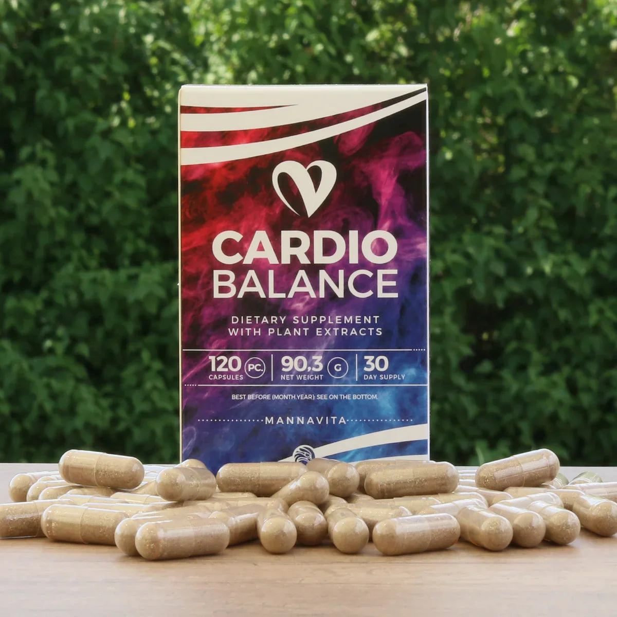 CARDIO Balance blood pressure complex • 120 capsules - Mannavita