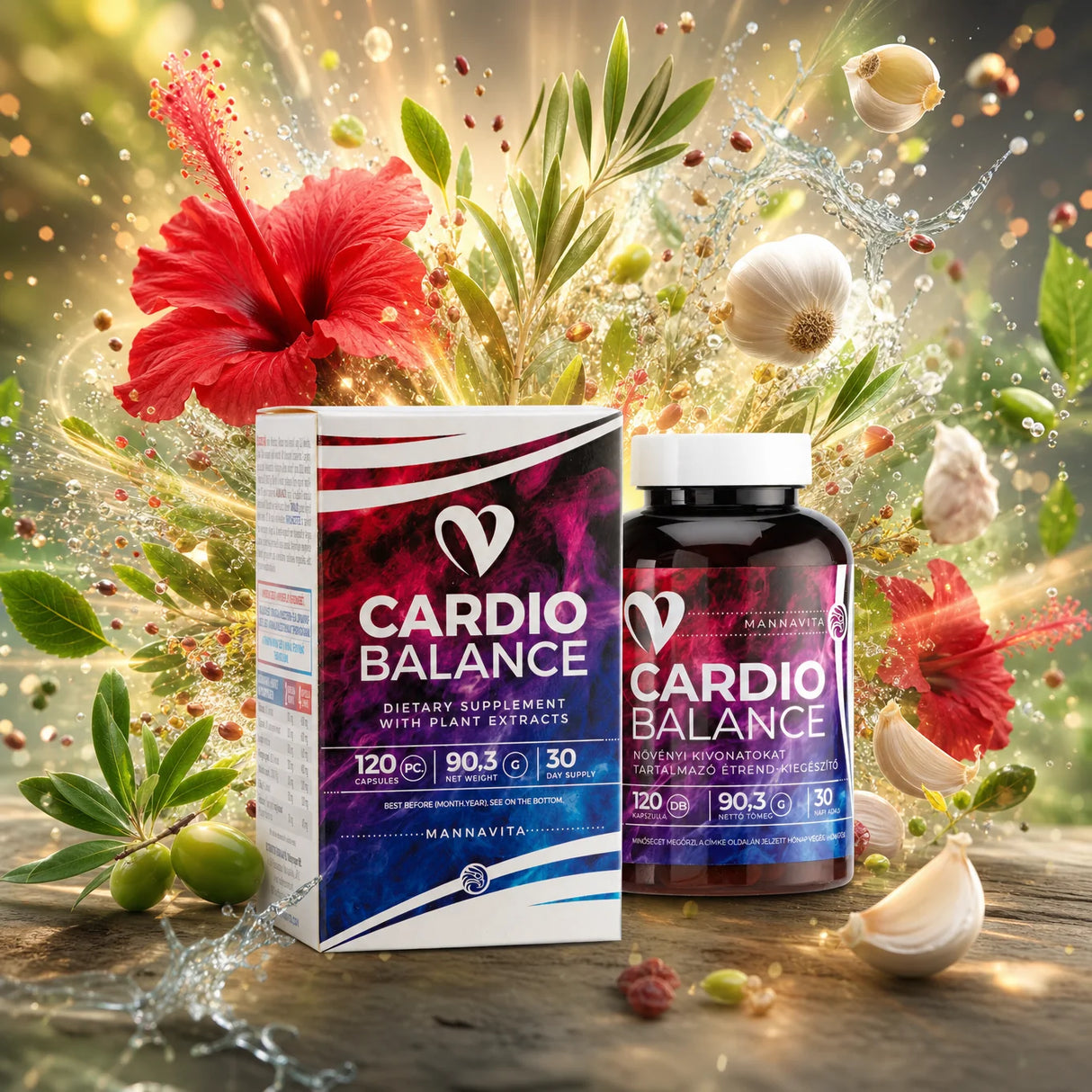 CARDIO Balance Blodtrykskompleks • 120 kapsler
