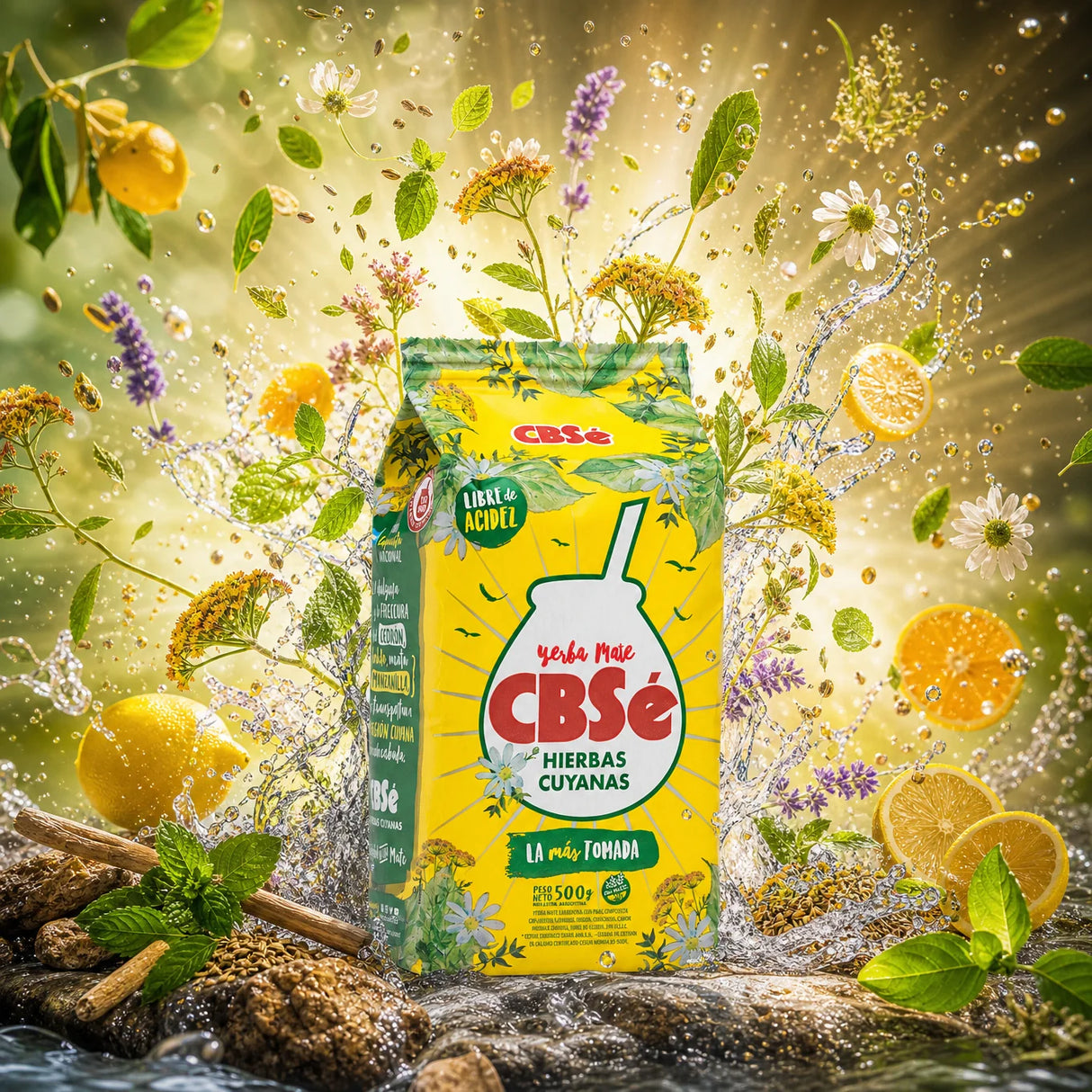 CBSé yerba mate-te • Skovbær • 500 g