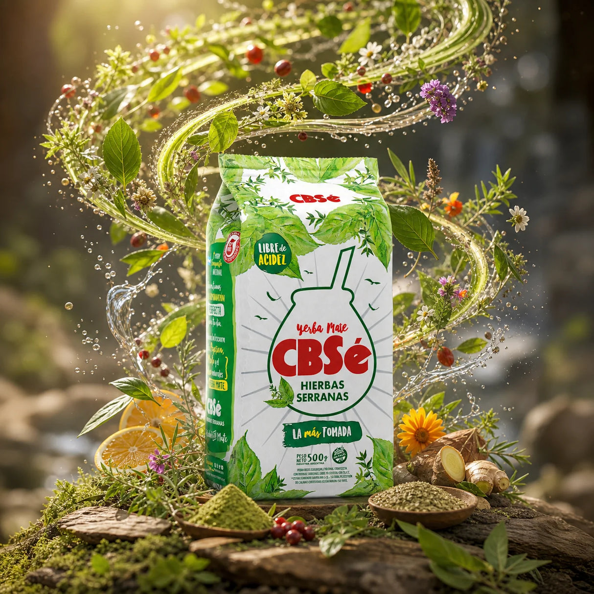 CBSé yerba mate-te • Citron - Limón • 500 g