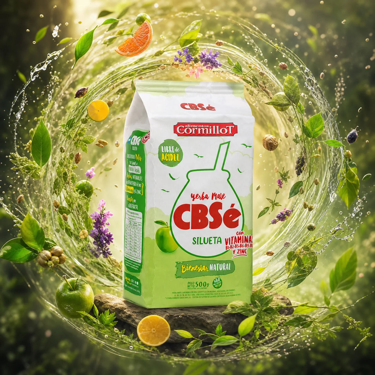 CBSé yerba mate-te • Skovbær • 500 g