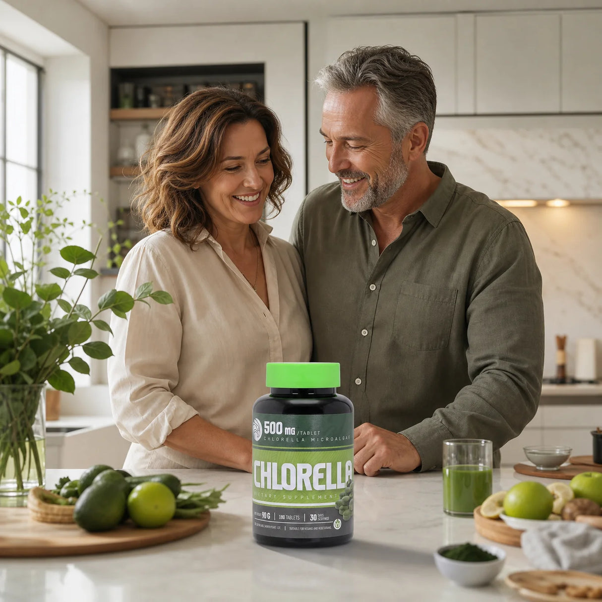 Mannavita Chlorella 500 mg tabletter • 180 stk.