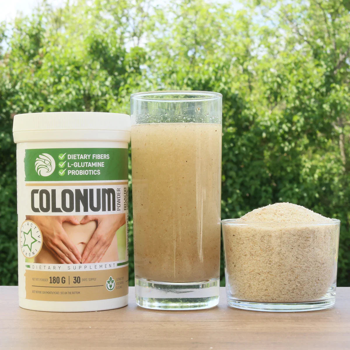 COLONUM colon cleanse & gut restore powder • 180g - Mannavita