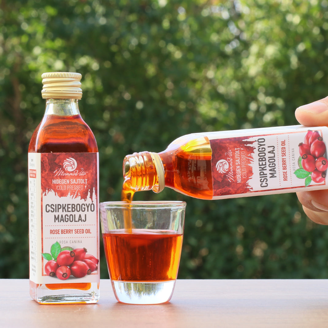 Mannavita ungarsk koldpresset hybenkerneolie • 40 ml