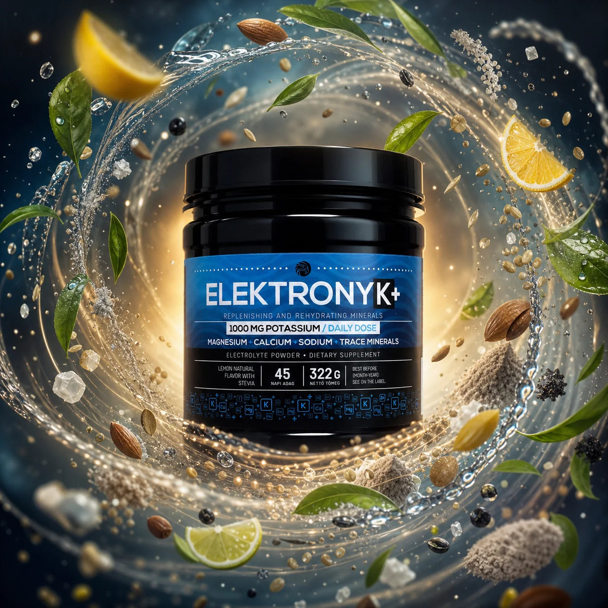 ElektronyK+ elektrolytpulver med 1000 mg kalium • 322g