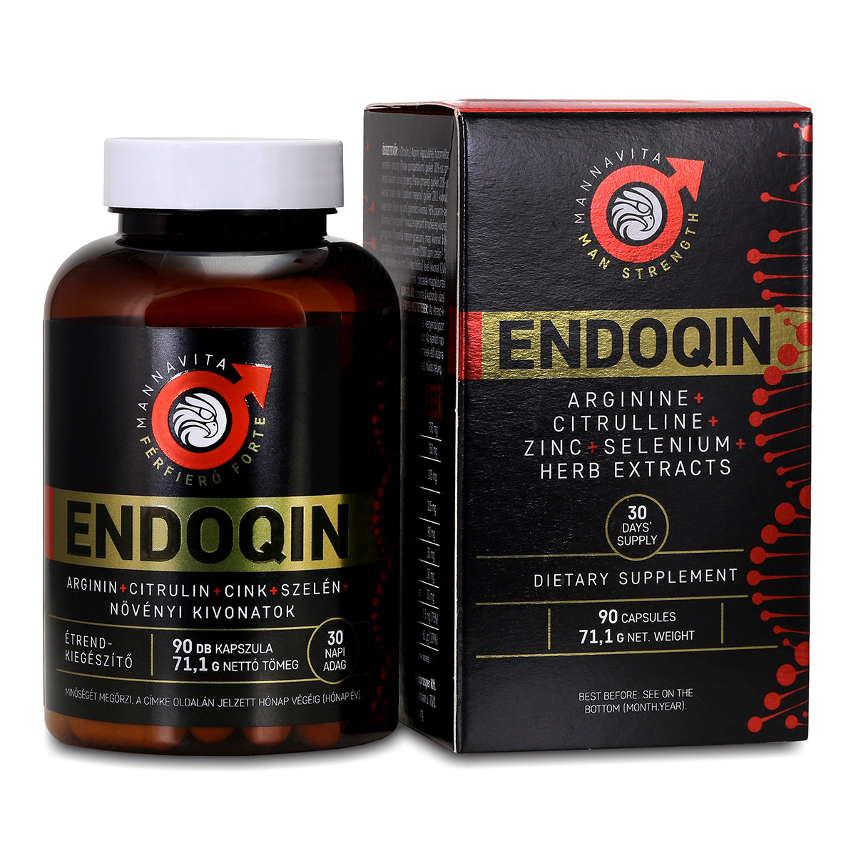 ENDOQIN Manpower Forte • 90 kapsler