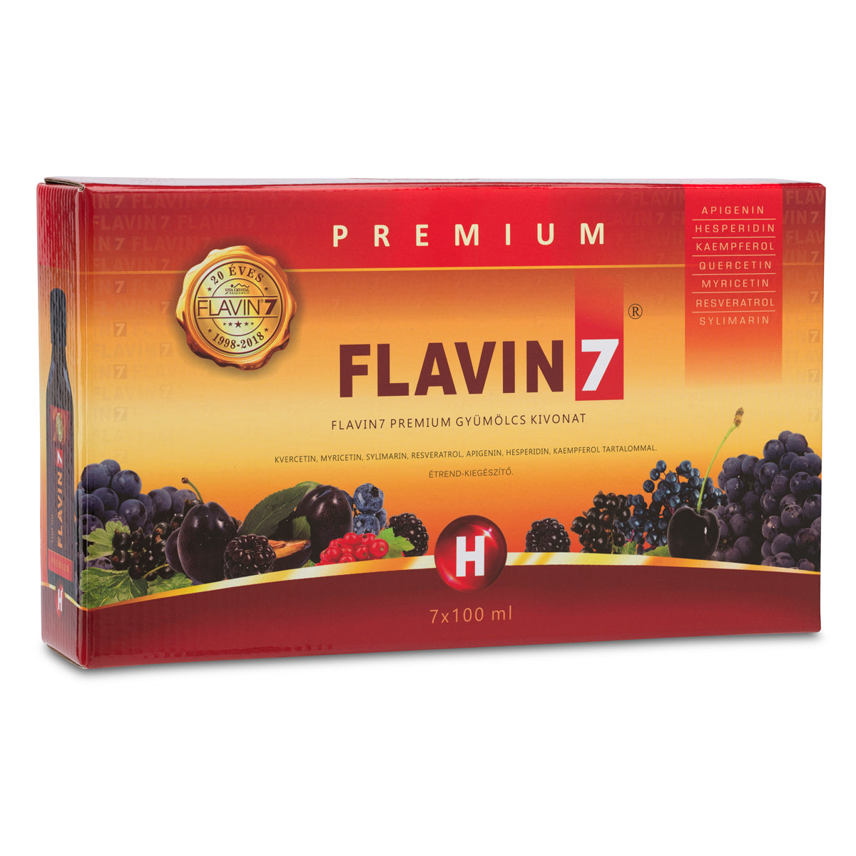 Flavin7 Premium bioflavonoidkompleks • 7 x 100 ml