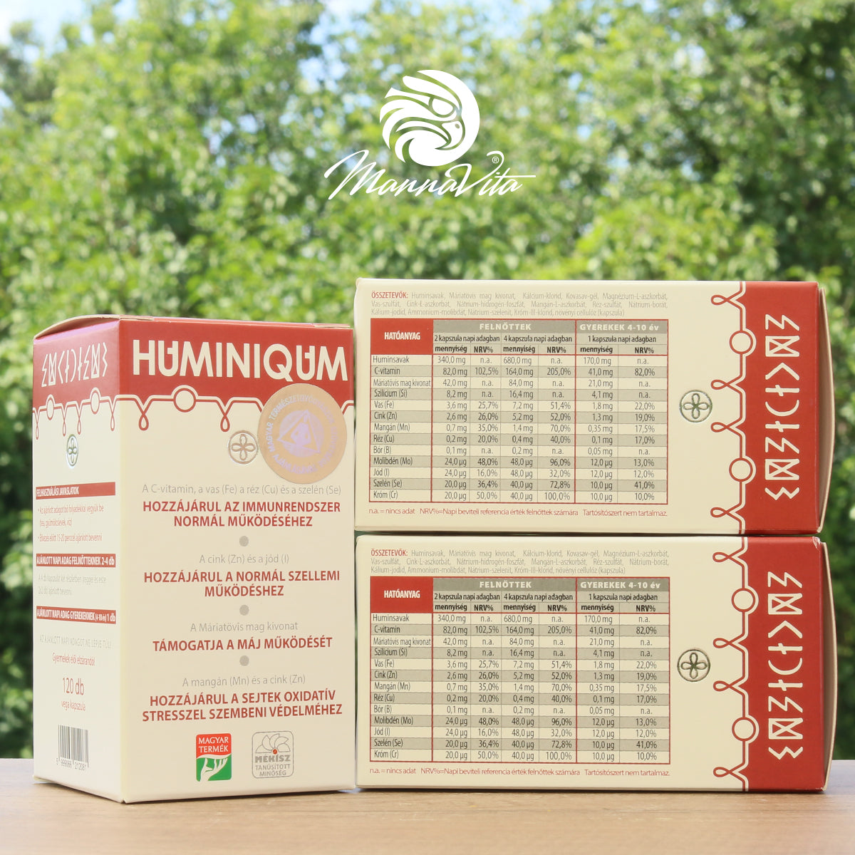 Huminiqum kapsler • 120 stk.