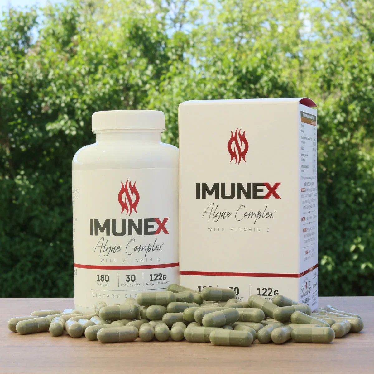IMUNEX algae complex • with 5 algae • 180 capsules - Mannavita