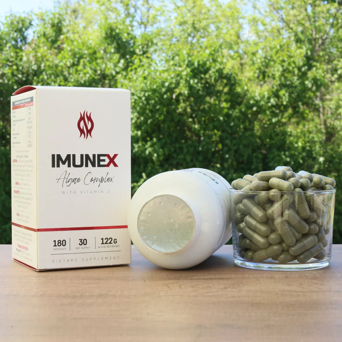 IMUNEX algae complex • with 5 algae • 180 capsules - Mannavita