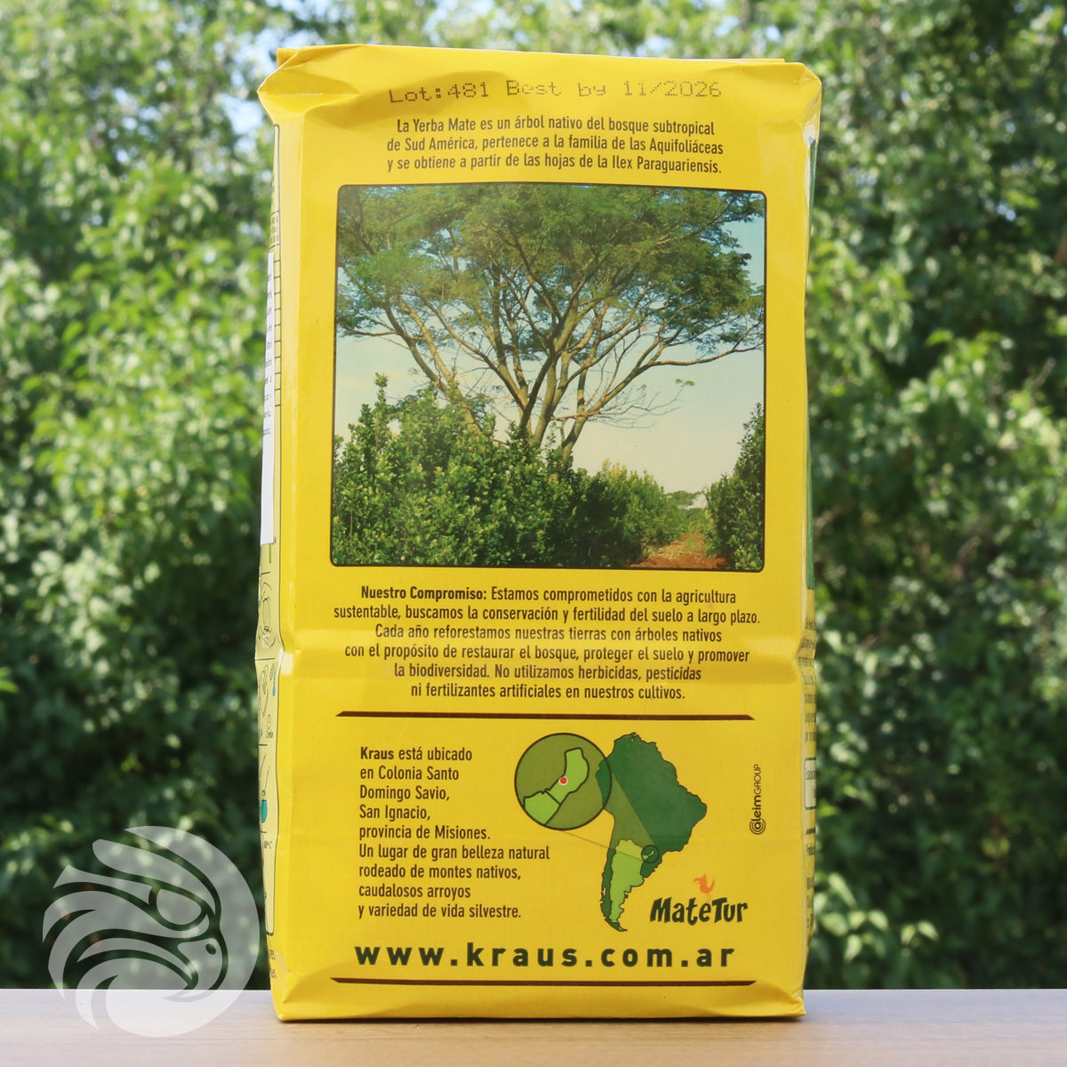 Kraus yerba mate-te • Silvestre, mynte • 500 g