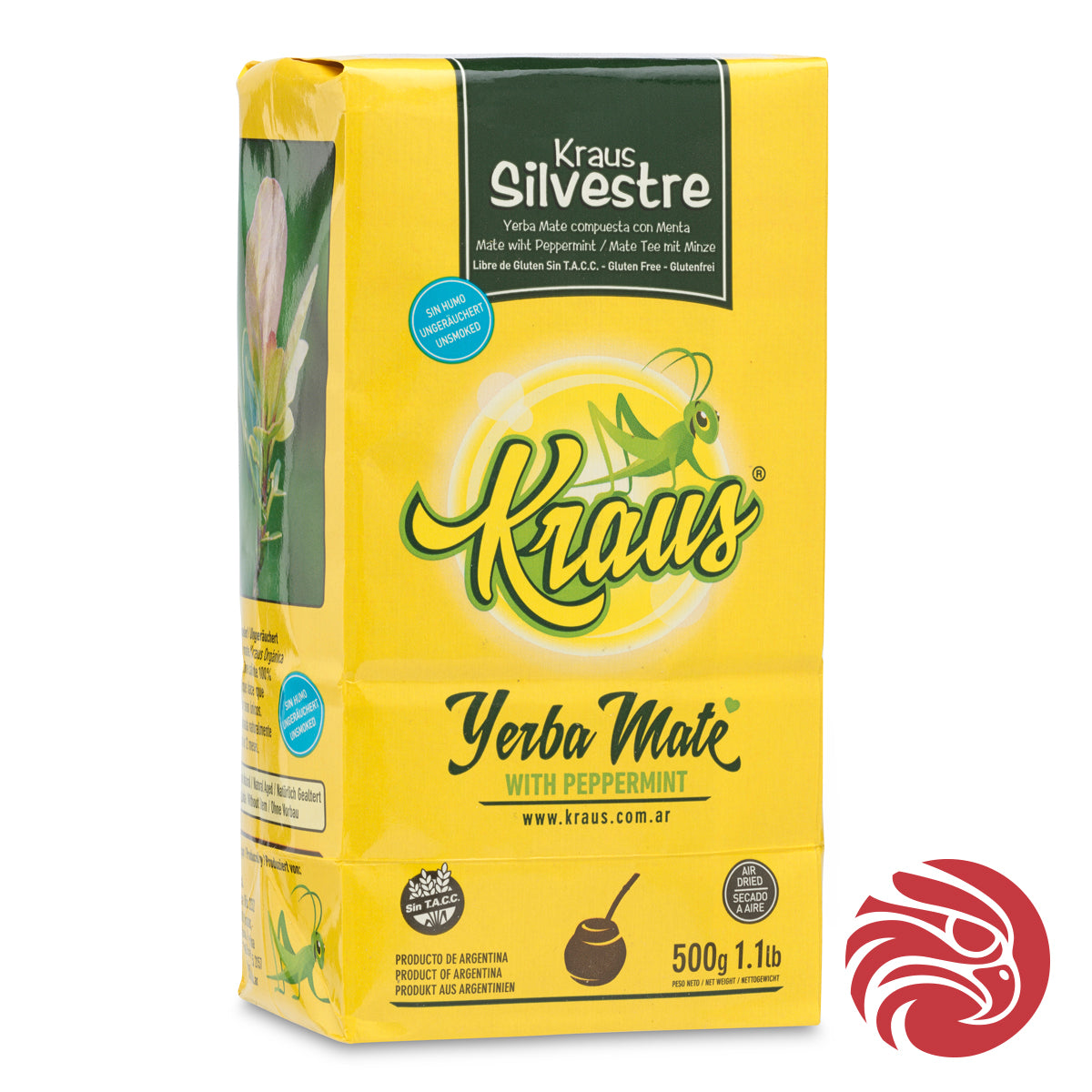 Kraus yerba mate-te • Silvestre, mynte • 500 g