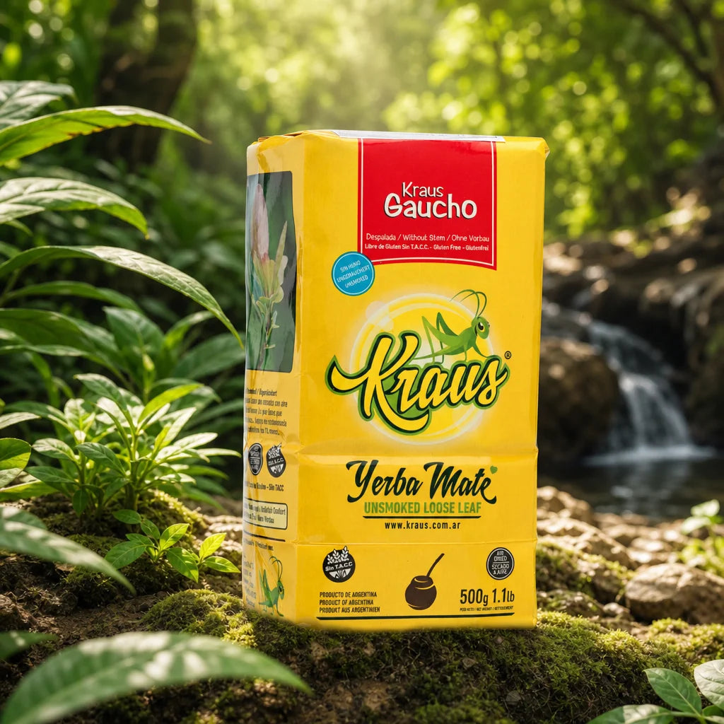Kraus yerba mate-te • Silvestre, mynte • 500 g