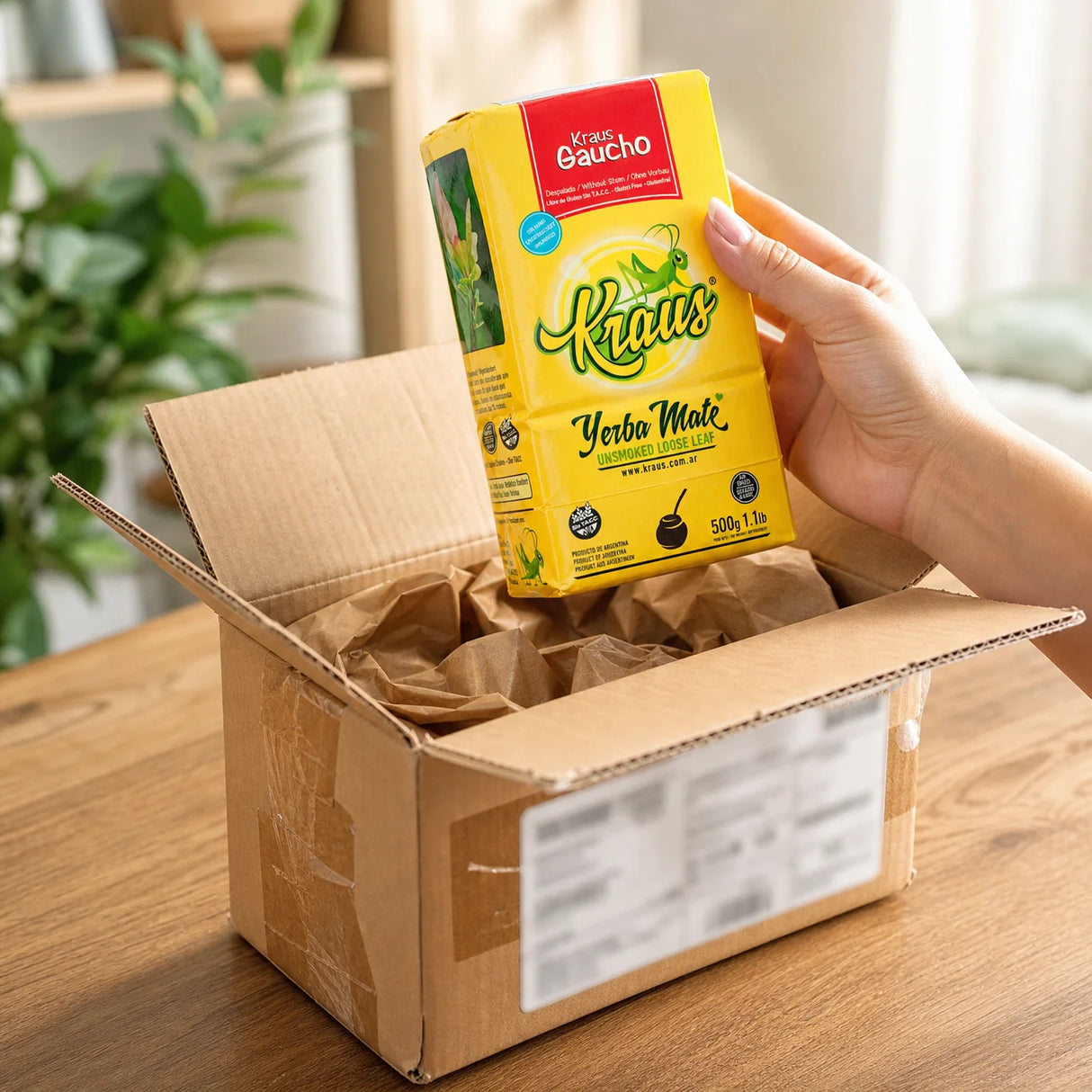 Kraus yerba mate-te • Silvestre, mynte • 500 g