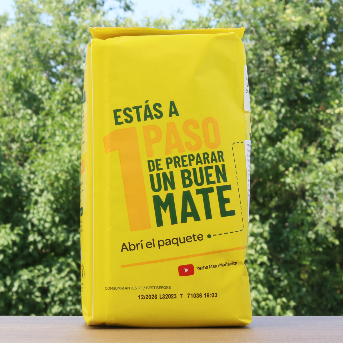 Mañanita yerba mate-te • Fremstillet med stilke • 500 g