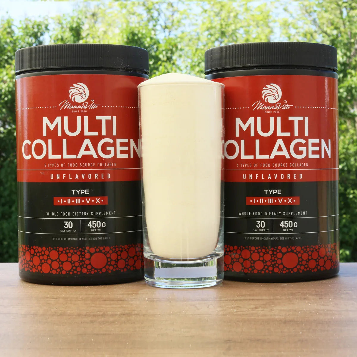 Mannavita Multi collagen powder • Unflavored • 450g - Mannavita