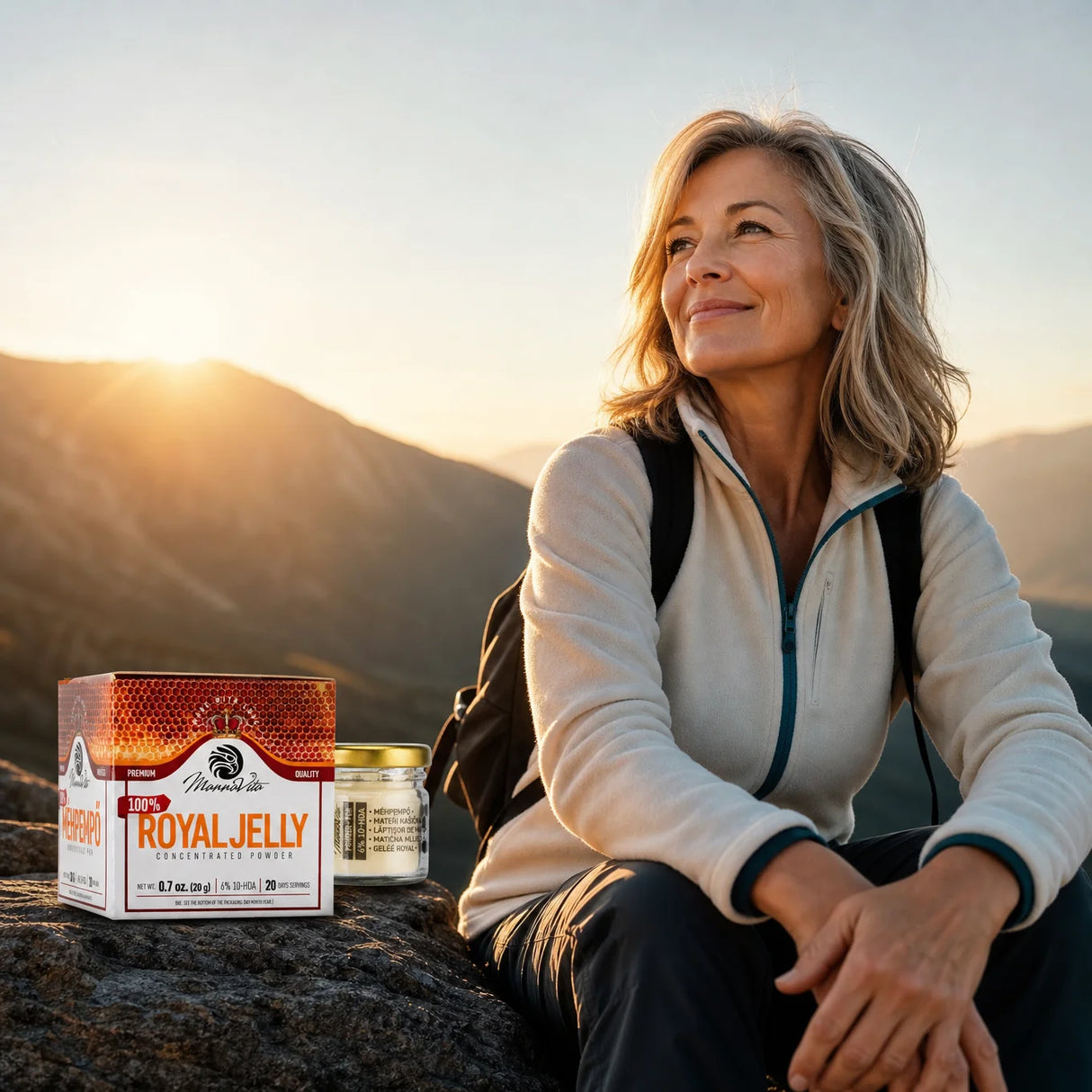 Koncentreret Gelé Royal PULVER med 6% 10-HDA indhold • 20g