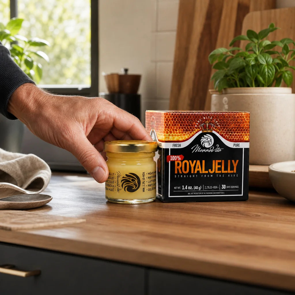 Mannavita frisk ren Gelé Royal • 2,2% 10-HDA • 40g