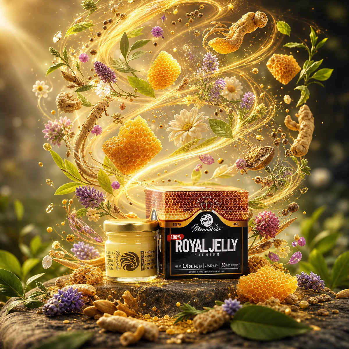 Mannavita Premium Gelé Royal • 2,5% 10-HDA • 40g
