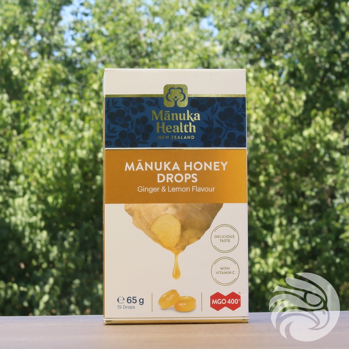 Manuka-honning pastiller med naturlig ingefær og citron • 15 stk.