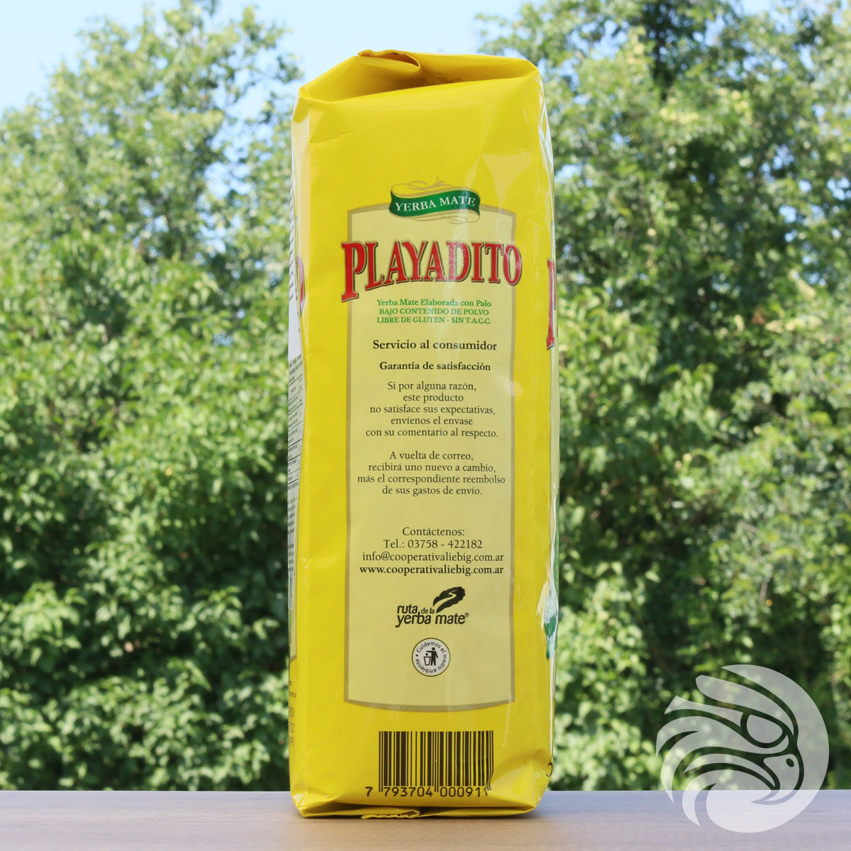 Playadito yerba mate-te • Fremstillet med stilke • 500 g