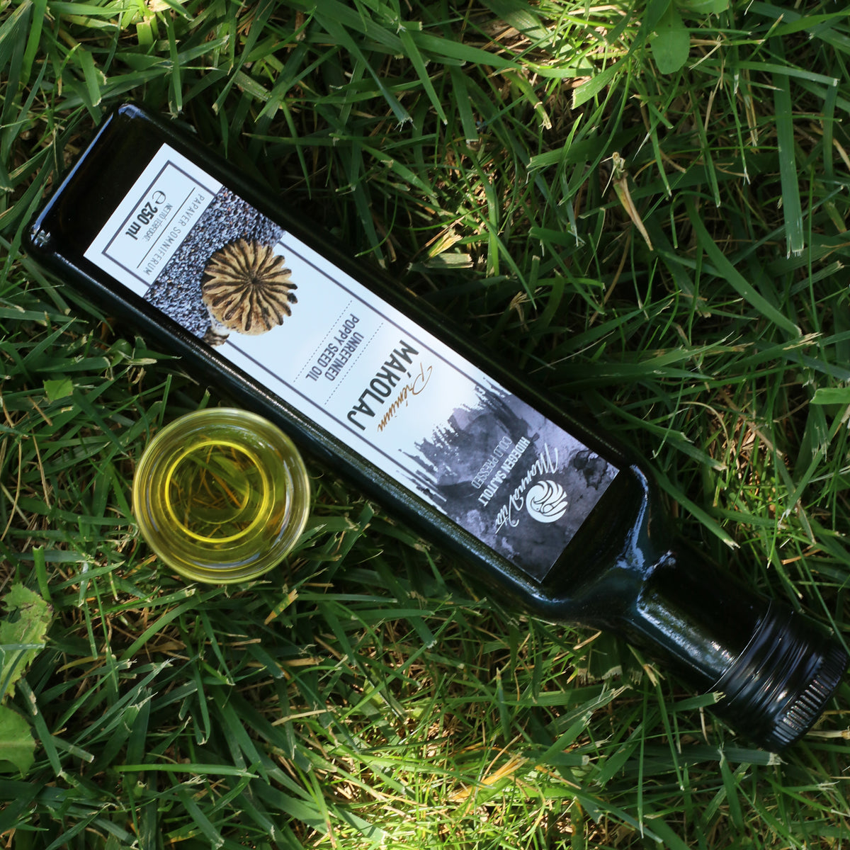 Mannavita ungarsk koldpresset valmuefrøolie • 250 ml