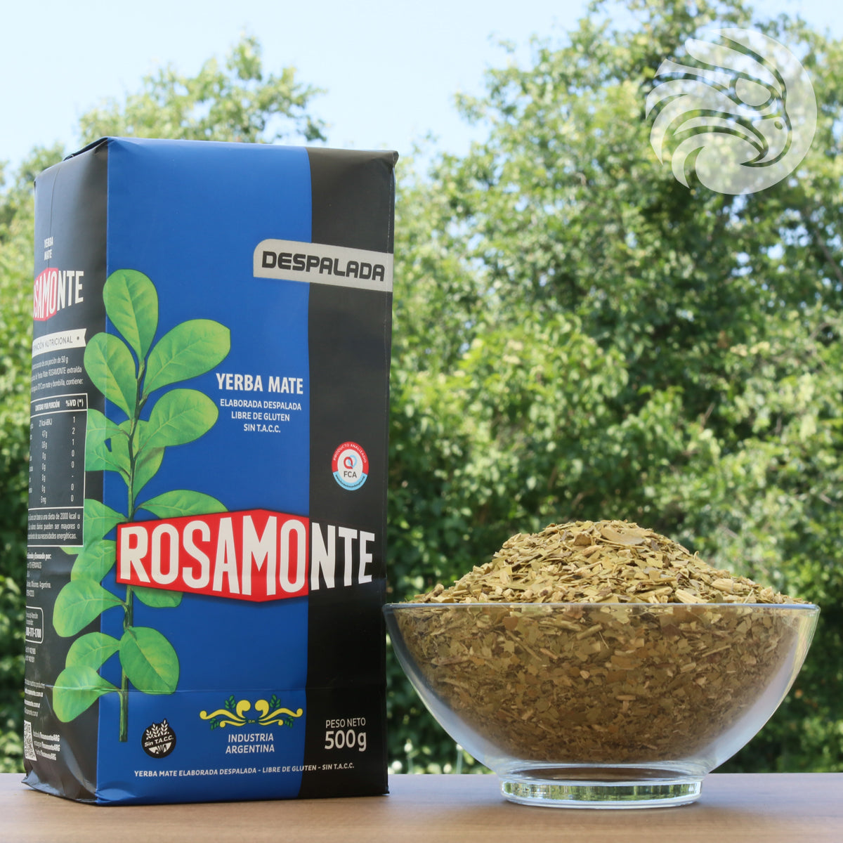 Rosamonte yerba mate-te • afstilkede blade • 500 g