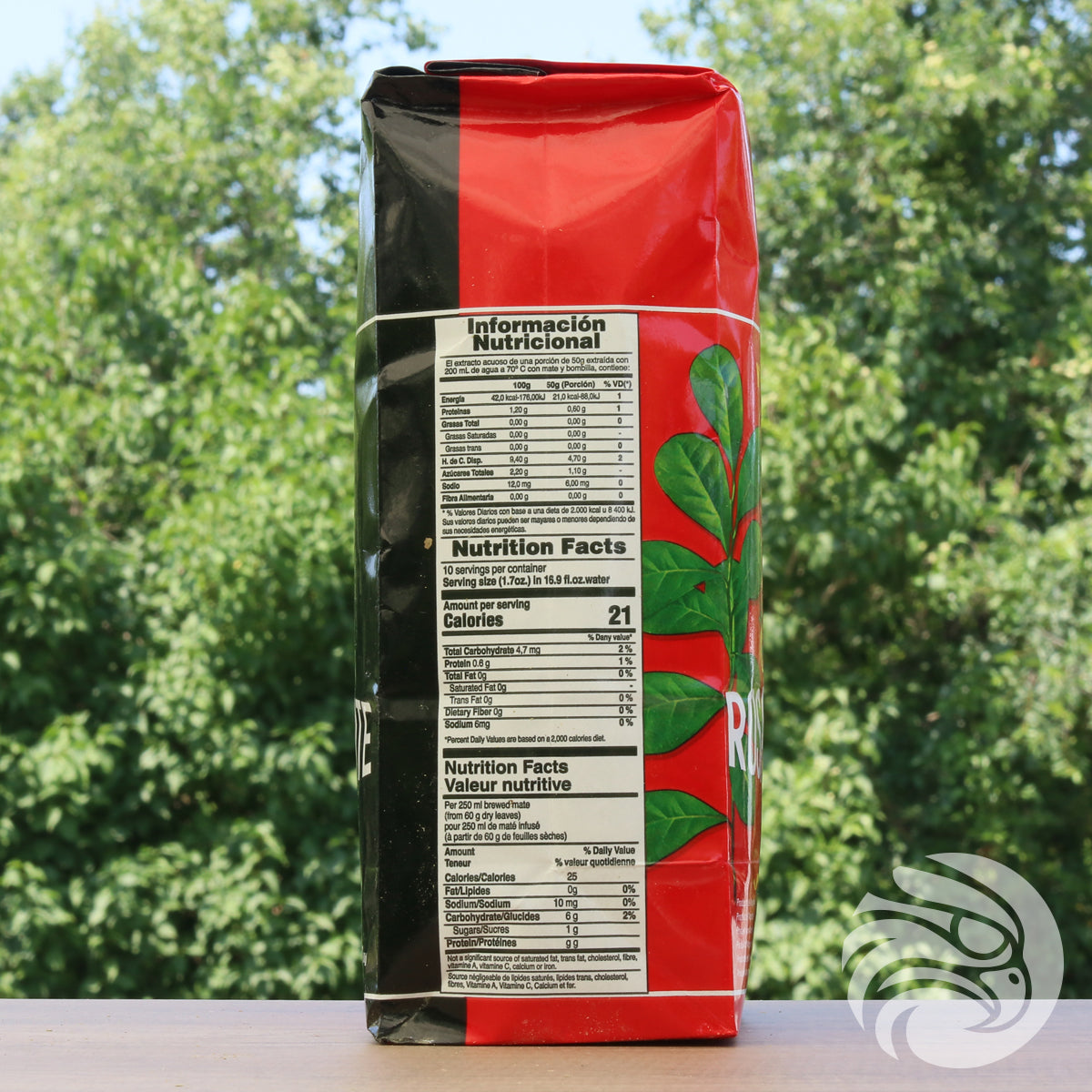 Rosamonte yerba mate-te • Fremstillet med stilke • 500 g