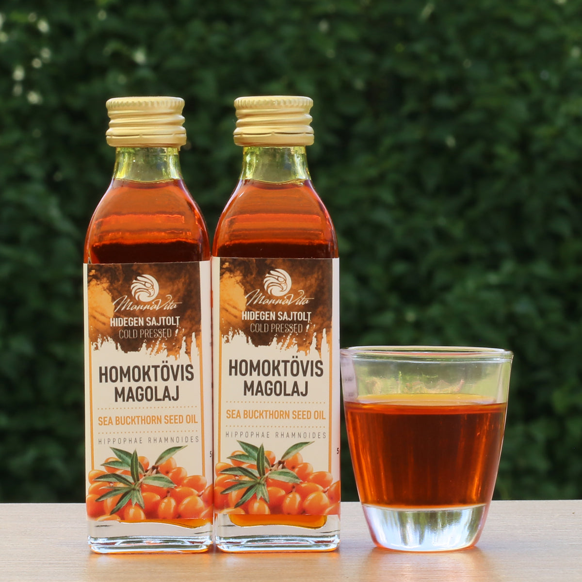 Mannavita ungarsk koldpresset havtornfrøolie • 40 ml