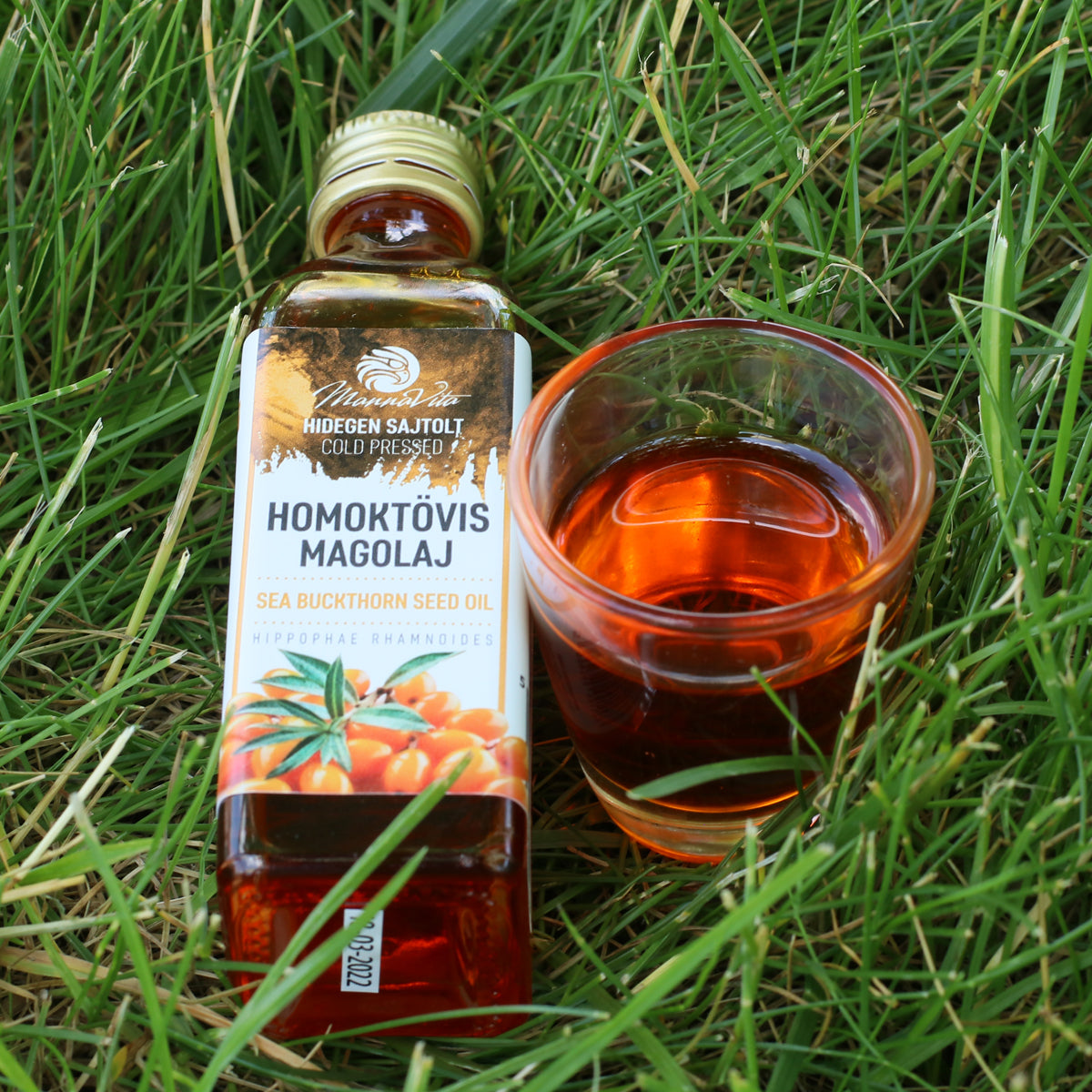 Mannavita ungarsk koldpresset havtornfrøolie • 40 ml