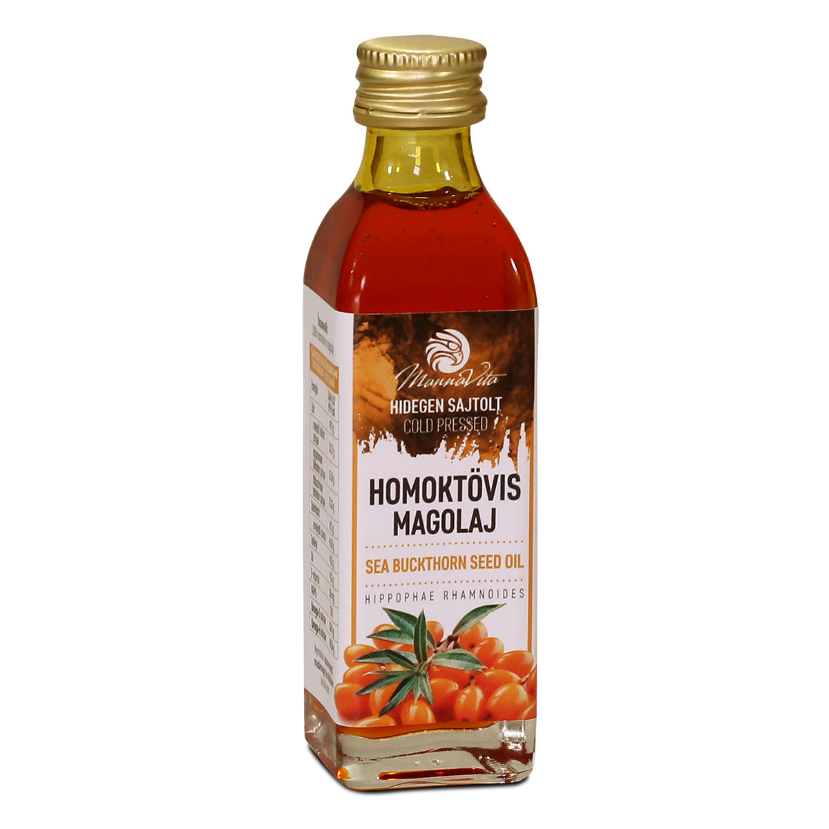 Mannavita ungarsk koldpresset havtornfrøolie • 40 ml
