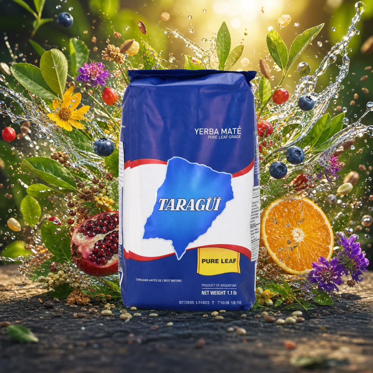Taragüi yerba mate-te • Rene blade – Sin palo • 500 g