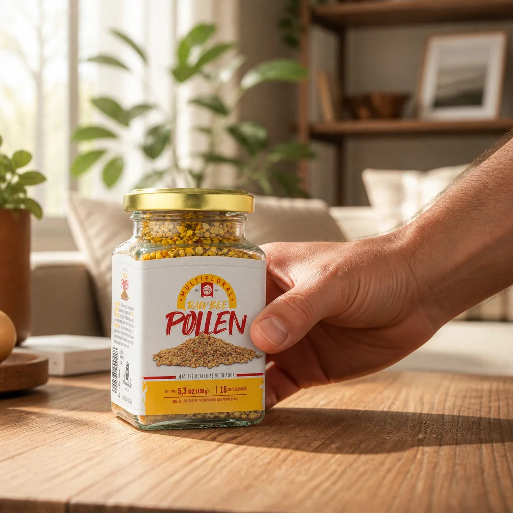 Mannavita rå Multifloral bipollen • 150g