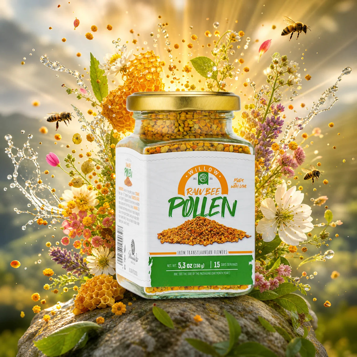 Mannavita rå Pil bipollen • 150g