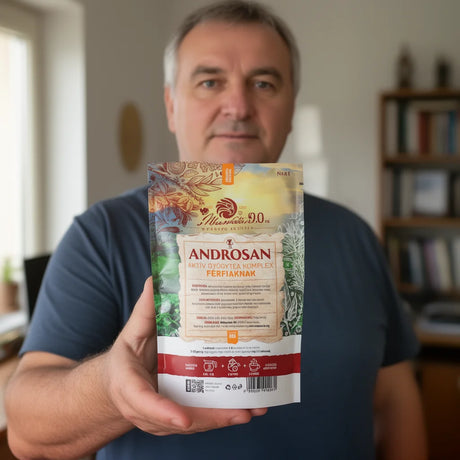 ANDROSAN aktiv urte-teblanding til mænd • 80g
