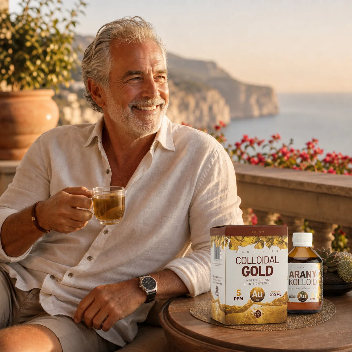 Mannavita Kolloidalt Guld 5 PPM • 200 ml