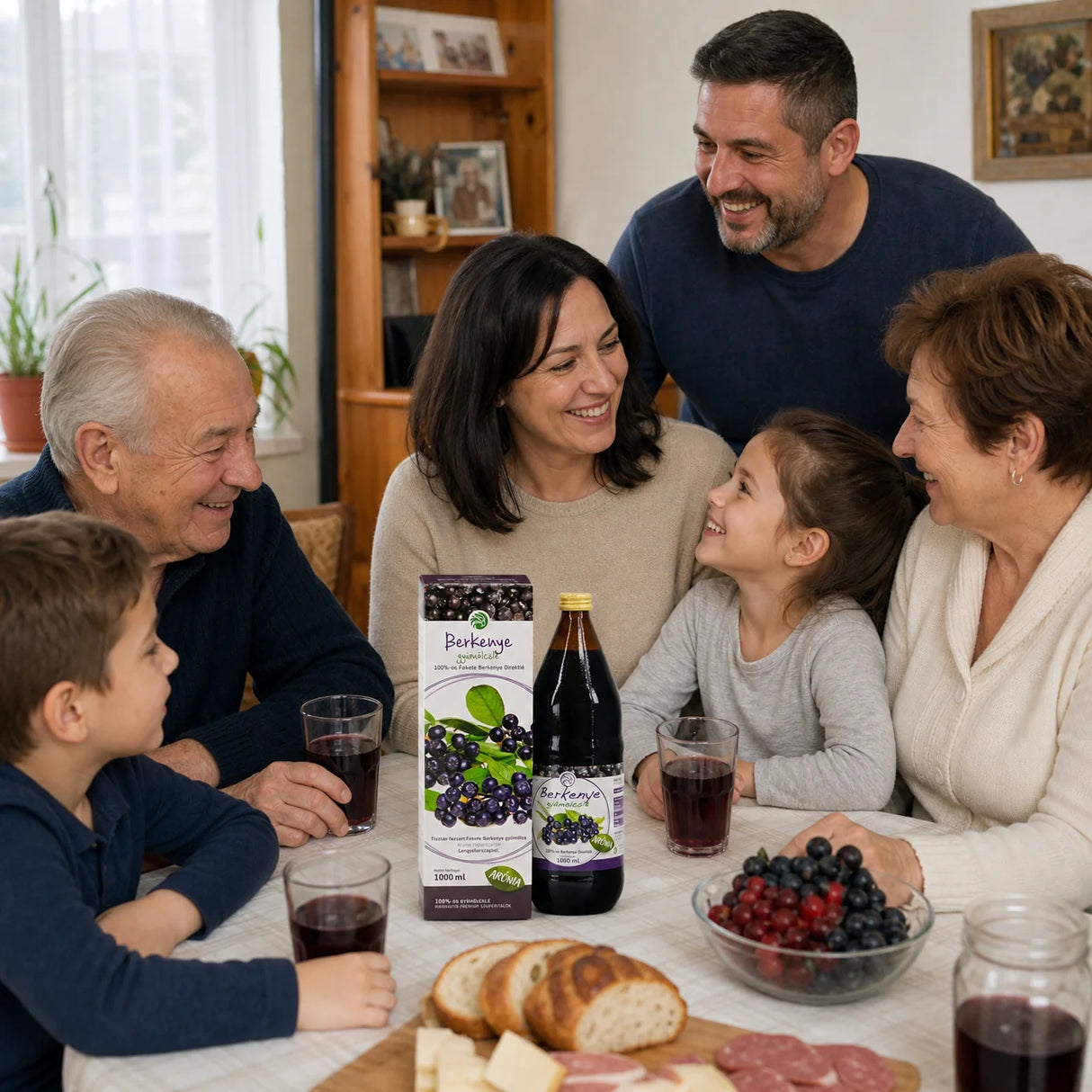 Mannavita Aronia bær 100% presset ren saft • 1000 ml
