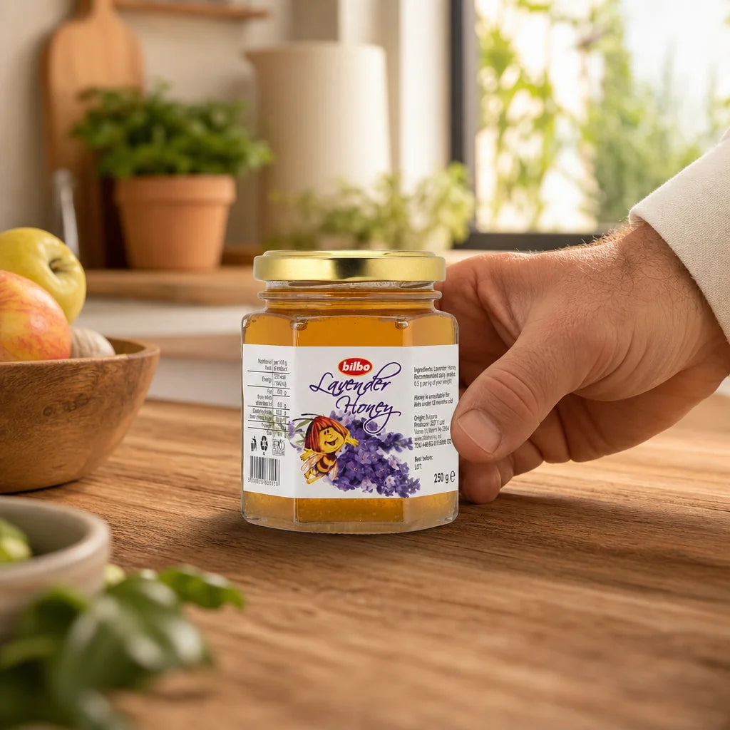 Bilbo rå lindehonning • 250 g