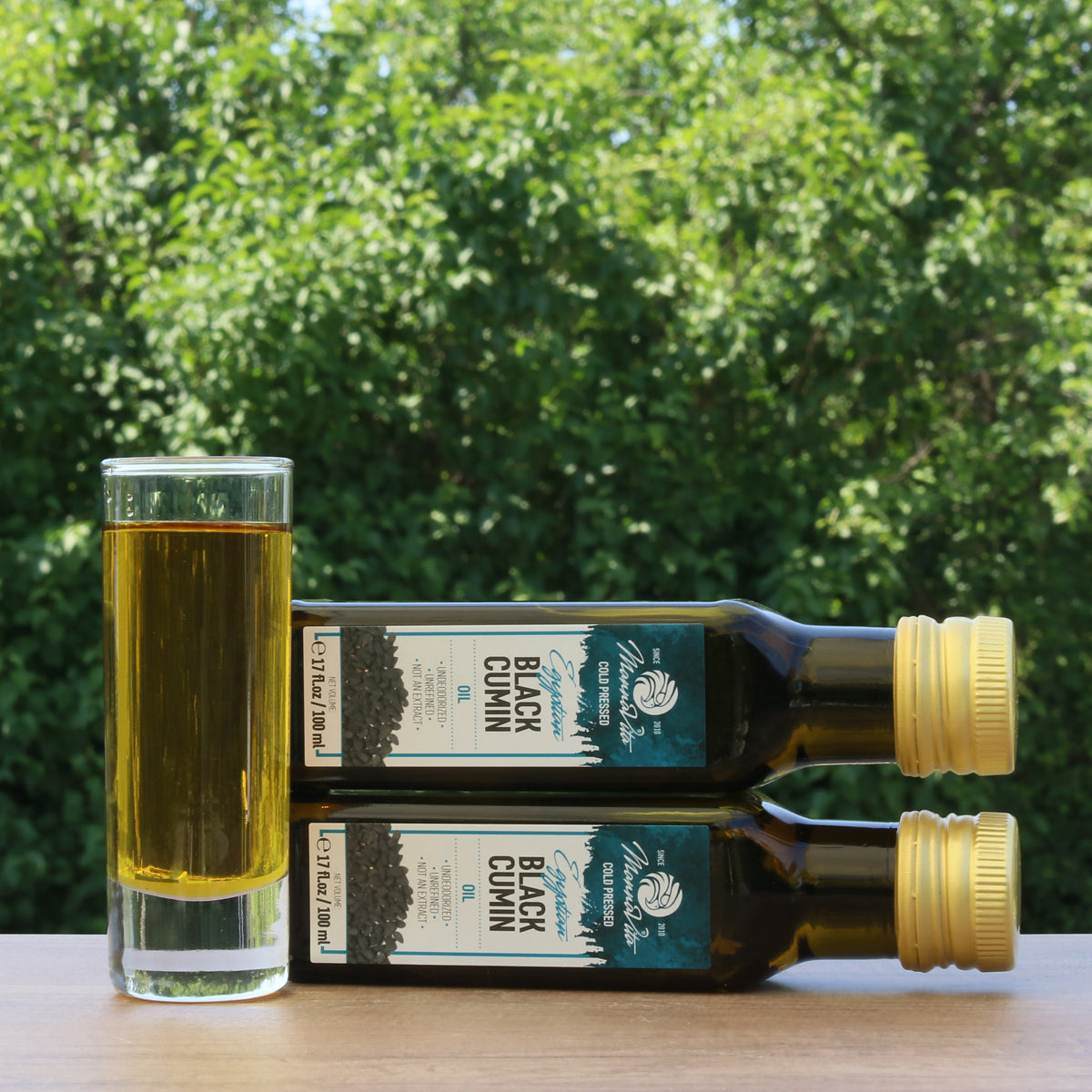 Mannavita koldpresset sort kommenfrøolie • 100 ml