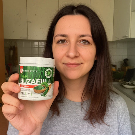 Mannavita rå Hvedegræs juicepulver • glutenfri • 140g