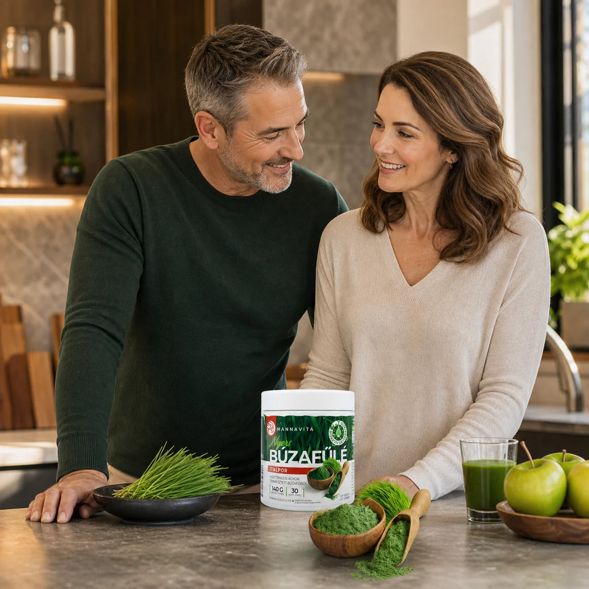 Mannavita rå Hvedegræs juicepulver • glutenfri • 140g