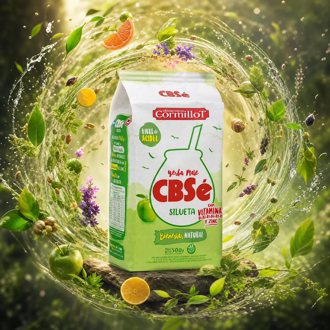CBSé yerba mate-te • Skovbær • 500 g