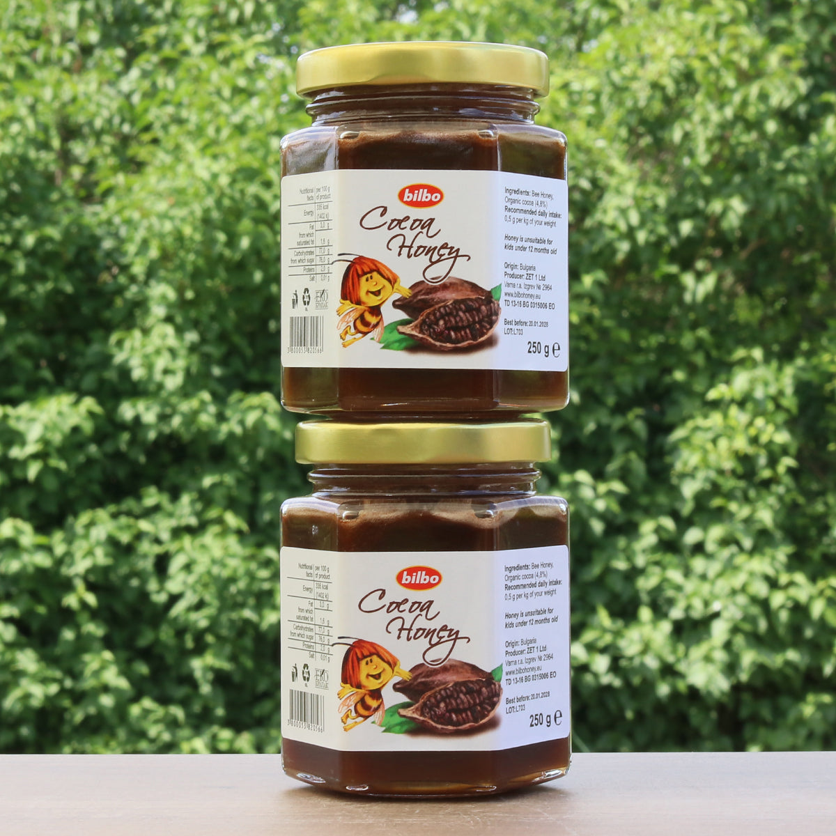 Bilbo rå kakaohonning • 250 g