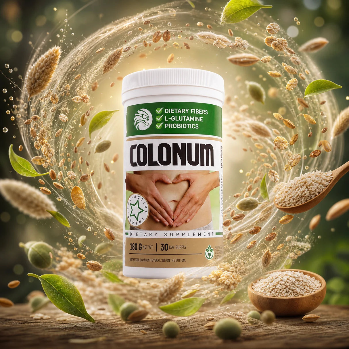 COLONUM colon cleanse & gut restore pulver • 180g