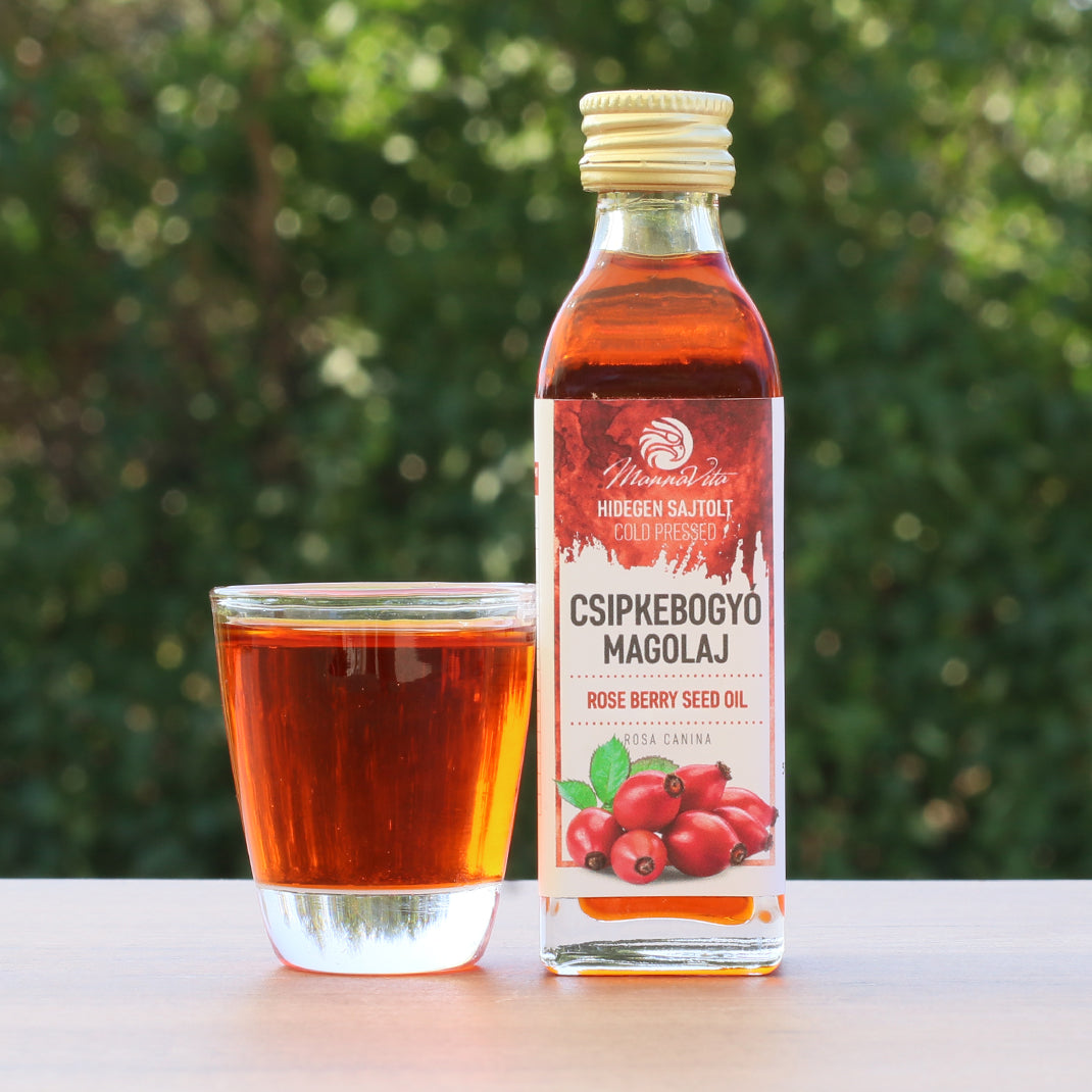 Mannavita ungarsk koldpresset hybenkerneolie • 40 ml