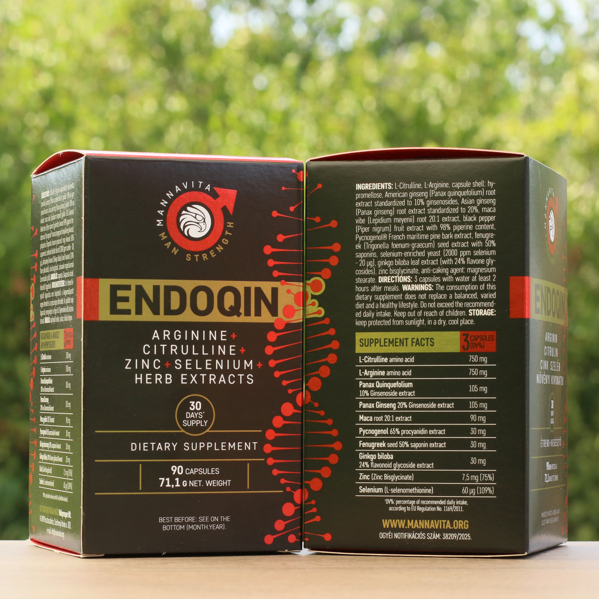 ENDOQIN Manpower Forte • 90 kapsler