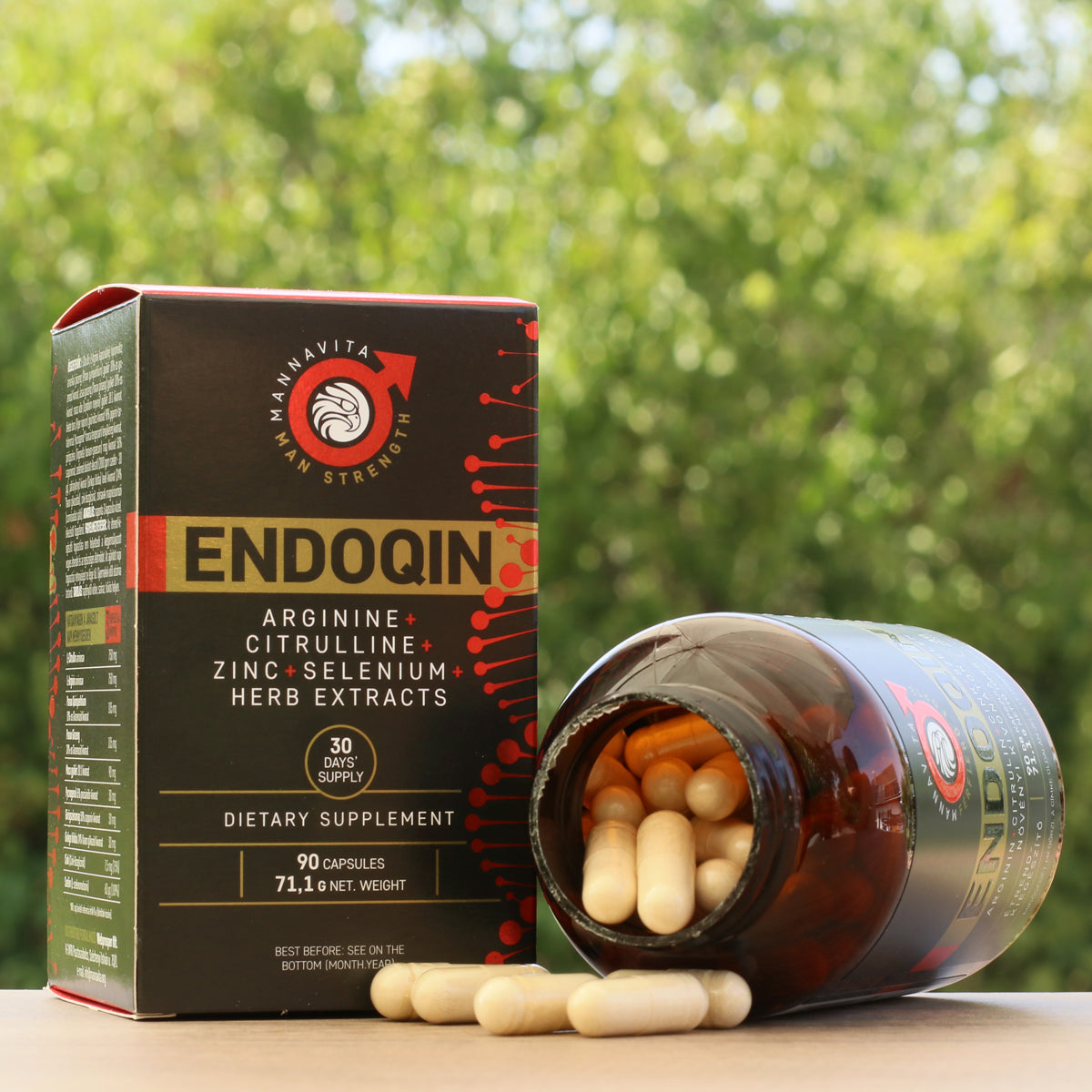 ENDOQIN Manpower Forte • 90 kapsler